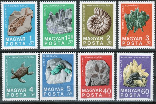 Венгрия 1969 г. №2520-2527 100 лет Государственному Геологическому Институту, серия