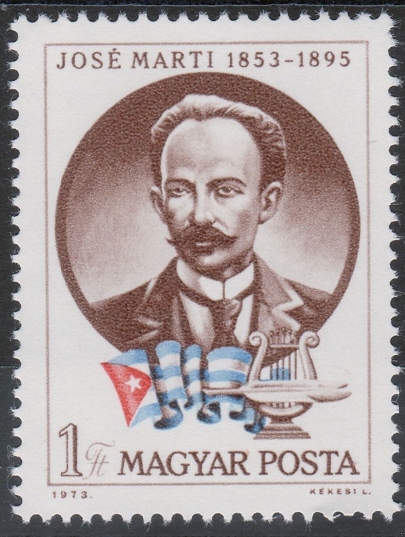 Венгрия 1973 г. №2917 120 лет со дня рождения Хосе Марти