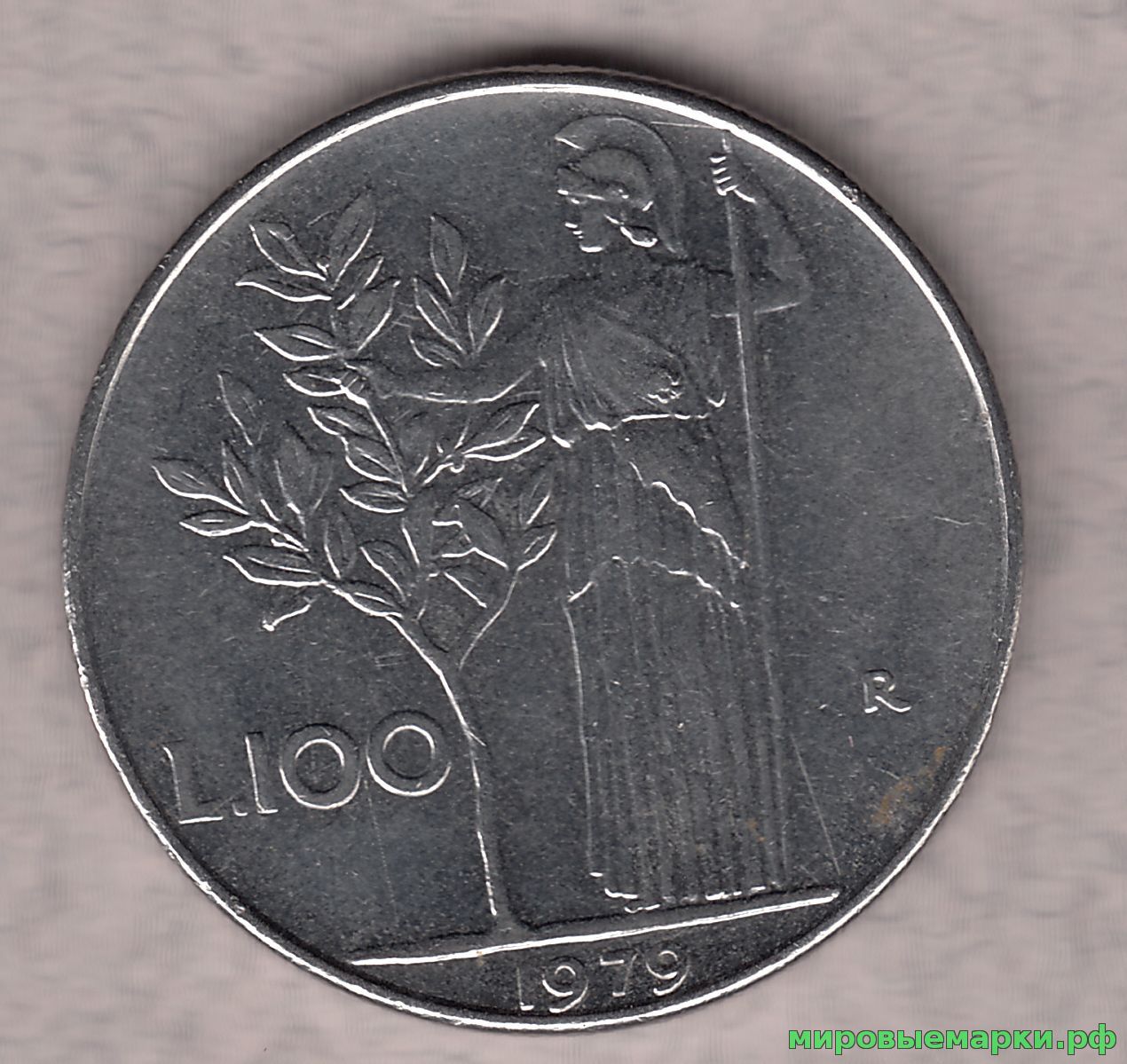 Италия 1970-е г. 100 лир, UNC(мешковые)