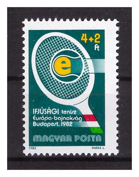 Венгрия 1982 г. № 3537. Кубок Европы по теннису среди юниоров
