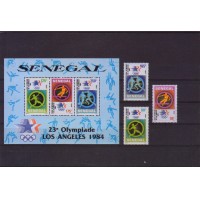Сенегал Олимпиада-84 летняя, серия+блок