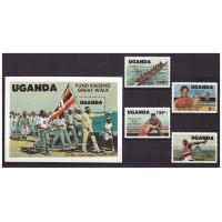 Уганда Олимпиада 84г. летняя, серия+блок