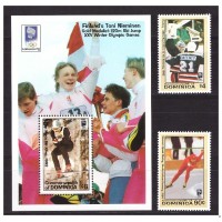 Доминика 1993 г. Олимпиада-94 зимняя, серия+блок