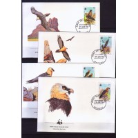 Лесото 1986 г. Фауна WWF Птицы, 4 КПД
