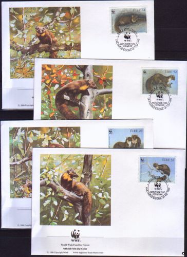 Ирландия 1992 г. Фауна WWF, 4 КПД