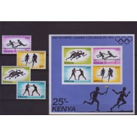 Кения Олимпиада-84, серия+блок