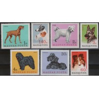 Венгрия 1967 г. №2337-2343 Собаки, серия