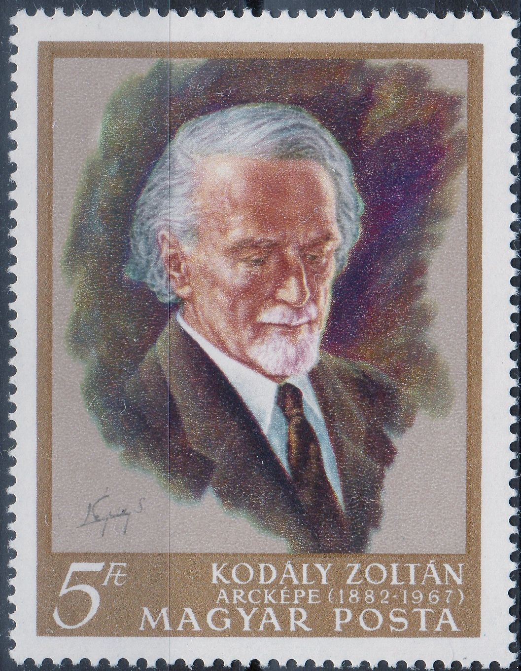 Венгрия 1968 г. №2396 Золтан Кодай