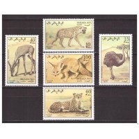 Западная Сахара(САДР) 1990 г. Фауна Африки, серия 5 марок