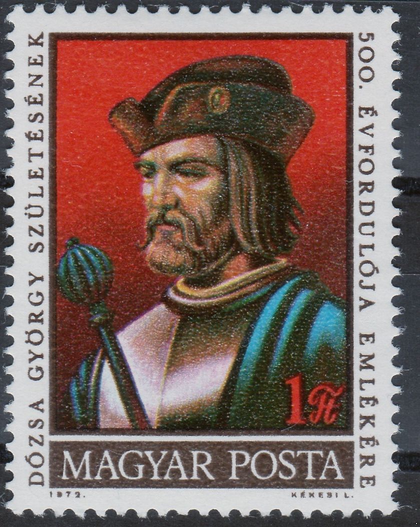 Венгрия 1972 г. №2772 500 лет со дня рождения Дьердя Дожа