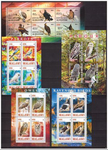 Подарочный набор Фауна Птицы, комплект блоков(3 скана)