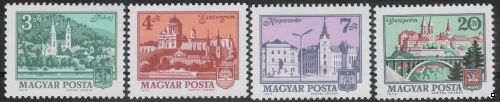 Венгрия 1973 г. №2874-2875, 2897, 2916 Городской пейзаж, серия