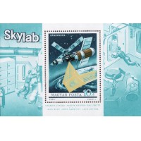 Венгрия 1973 г. №2906 Космическая станция Скайлаб, блок
