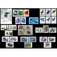 СССР Подарочный набор Фауна Птицы, 9 полных серий и блок
