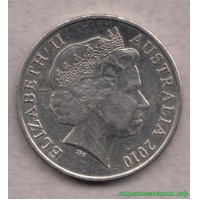 Австралия 2010 г. 20 центов, UNC(мешковые)