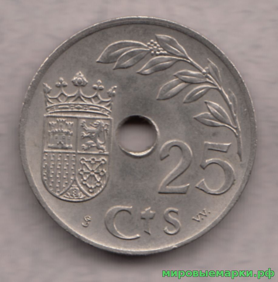 Испания 1937 г. 25 сентимо