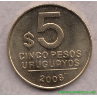 Уругвай 2008 г. 5 песо(мешковые)