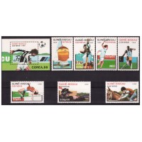 Гвинея-Бисау 1988 г. Спорт Олимпиада-88 летняя, серия+блок