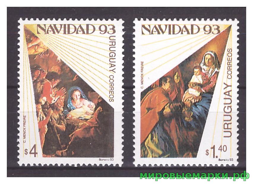 Уругвай 1993 г. Рождество, серия
