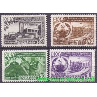 СССР 1950 г. № 1493-1496 Туркменская ССР, серия