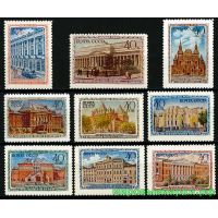 СССР 1950 г. № 1502-1510 Музеи Москвы, серия