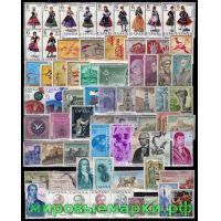 Испания 1967 г. Годовой комплект марок и блоков(под заказ).