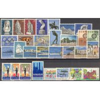 Греция 1967 г. Годовой комплект марок и блоков(под заказ).