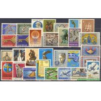 Греция 1968 г. Годовой комплект марок и блоков(под заказ).