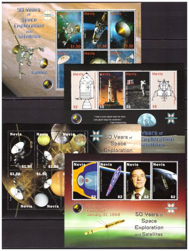 Невис 2008 г. Космос. Спутники. Исследование космического пространства. 4 МЛ