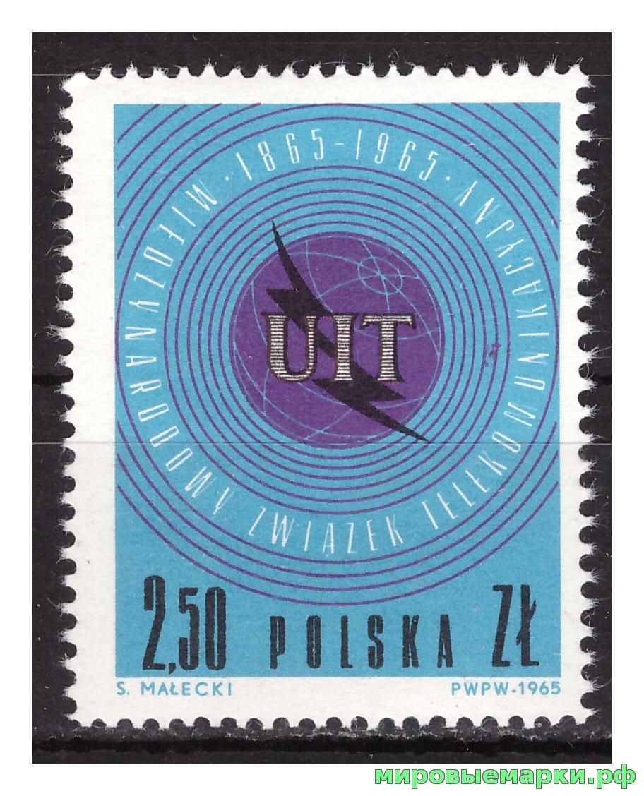 Кликните для увеличения изображения Польша 1965 г. № 1584 Международный Союз Электросвязи(ITU)
