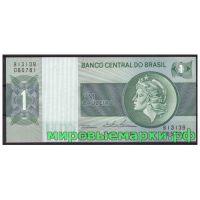 Бразилия 1980 г. Банкнота 1 крузейро. UNC