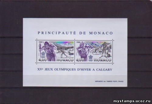 Монако Олимпиада-88, блок