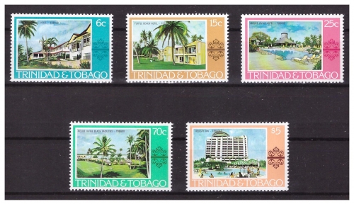 Тринидад и Тобаго 1978 г. № 362-366. Туризм. Отели. Серия