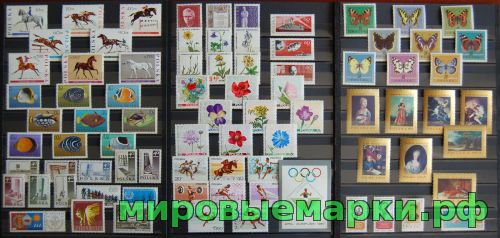 Польша 1967 г. Годовой комплект марок и блоков. MNH(**)