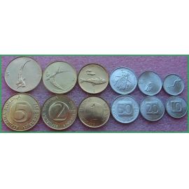Словения 1992-2001 г.г. Набор из 6 монет