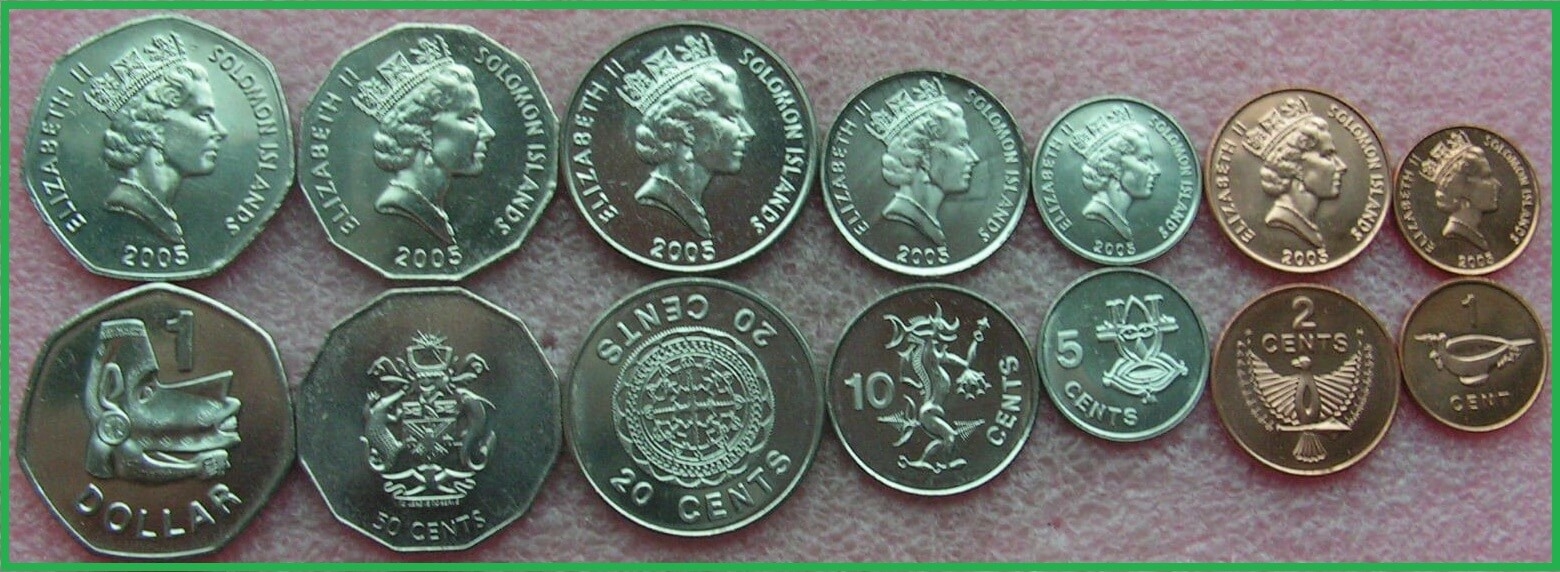 Соломоновы о-ва 2005 г. Набор из 7 монет