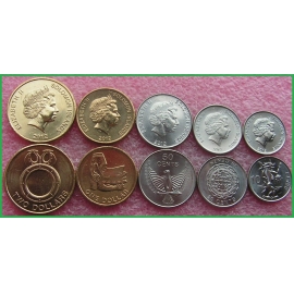 Соломоновы о-ва 2012 г. Набор из 5 монет