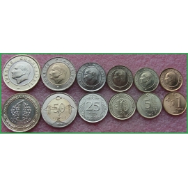 Турция 2018 г. Набор из 6 монет