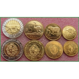 Уругвай 2011-2012 г.г. Набор из 4 монет