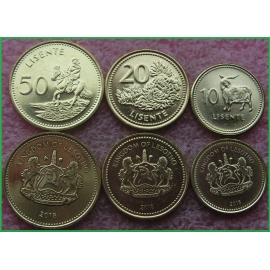 Лесото 2018 г. Набор из 3 монет