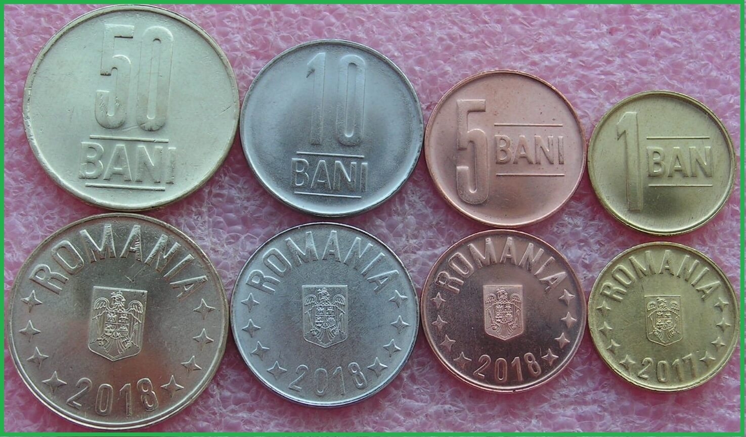 Румыния 2017-2018 г.г. Набор из 4 монет