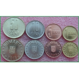 Румыния 2017-2018 г.г. Набор из 4 монет
