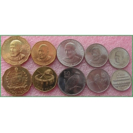 Самоа 2011 г. Набор из 5 монет