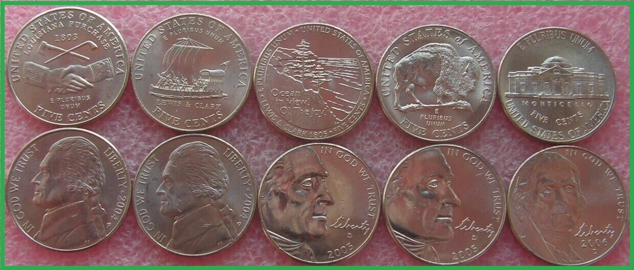 США 2004-2006 г.г. 5 центов. 