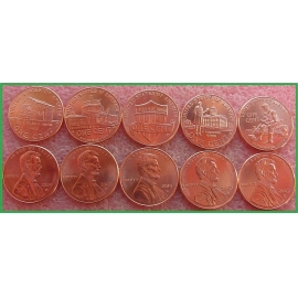 США 2009-2010 г.г. 1 цент. 