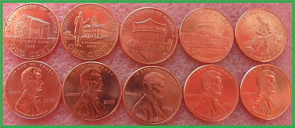 США 2009-2010 г.г. 1 цент. 