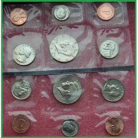 США 1992 г. Набор из 10 монет. Дворы-P и D