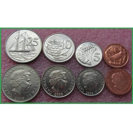 Каймановы о-ва 2008 г. Набор из 4 монет