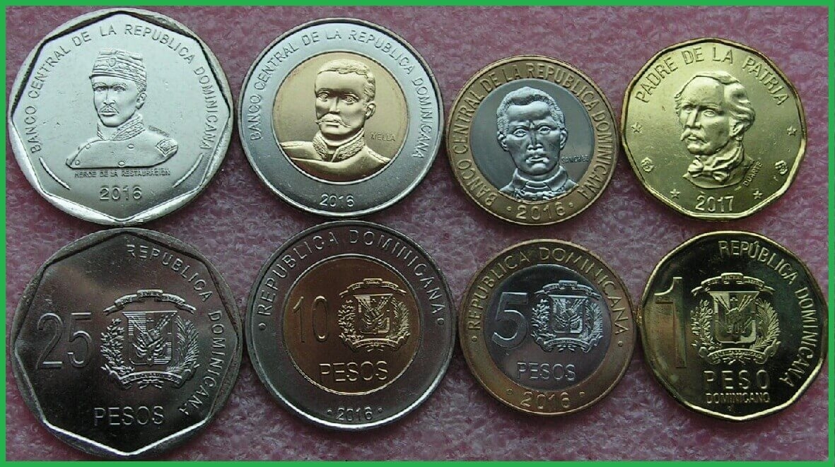 Доминиканская Республика 2016-2017 г.г. Набор из 4 монет