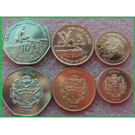 Гайана 2011-2012 г.г. Набор из 3 монет